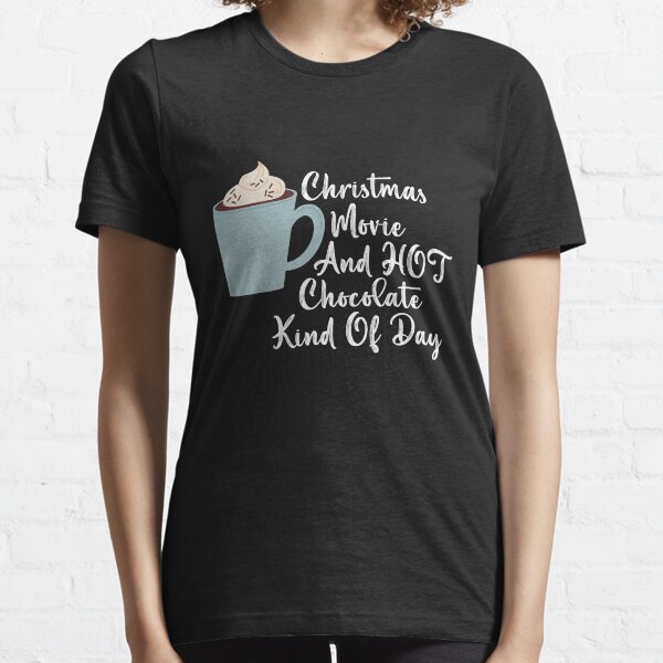 Christmas Hot Chocolate Shirt With Candy Christmas Shirts For Women Christmas Party Shirts Love Hot Chocolate Christmas Shirt