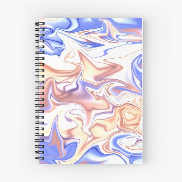 Item preview, Fluid Art Salmon and Blue designed and sold by By Anna.