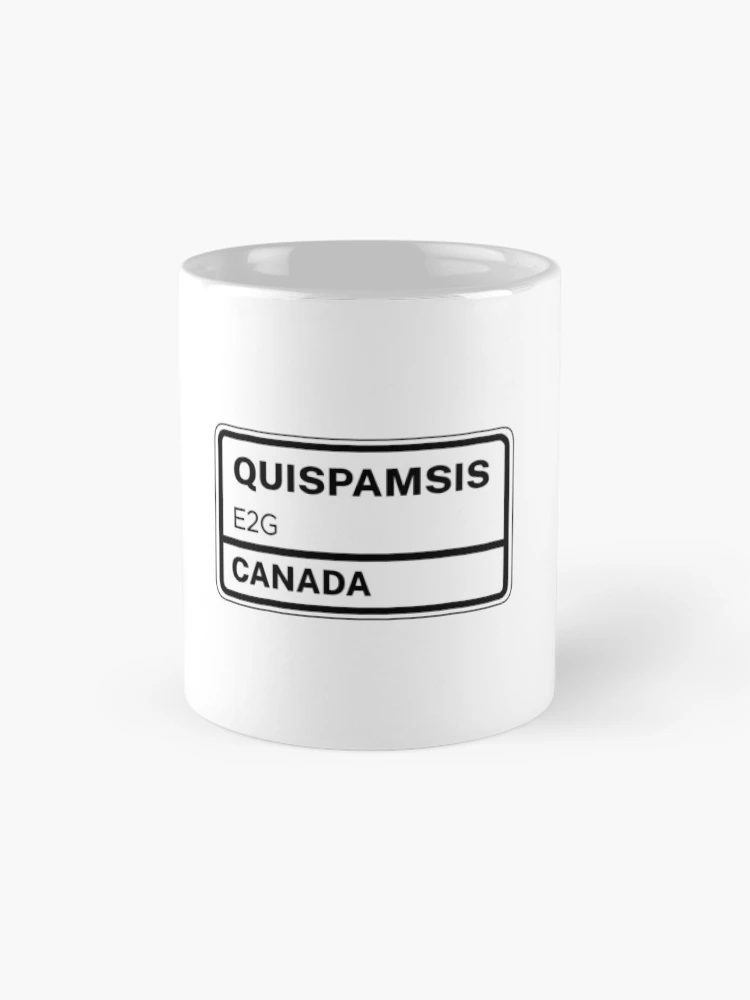 Thumbnail 4 of 6, Coffee Mug, Quispamsis E2G Zip Code designed and sold by Rajadrone.