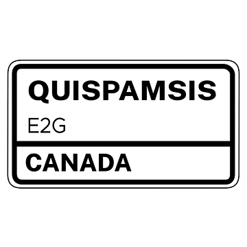 Artwork thumbnail, Quispamsis E2G Zip Code by Rajadrone
