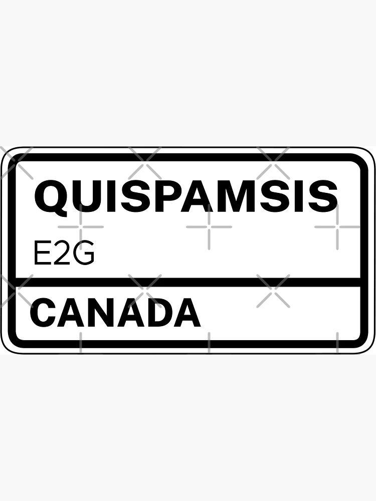 Thumbnail 3 of 3, Magnet, Quispamsis E2G Zip Code designed and sold by Rajadrone.