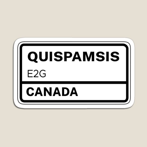 Item preview, Quispamsis E2G Zip Code  designed and sold by Rajadrone.