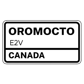Artwork thumbnail, Oromocto E2V Zip Code by Rajadrone
