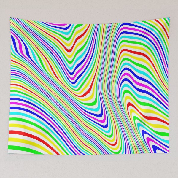 Item preview, Abstract colorful stripes designed and sold by urban-color.