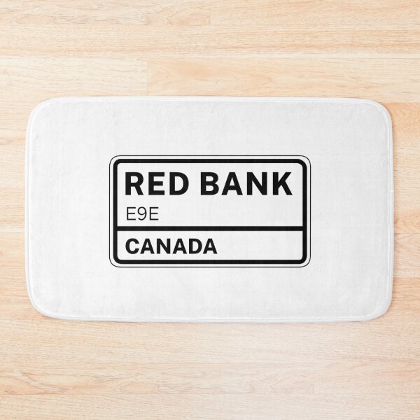 Item preview, Red Bank E9E Zip Code  designed and sold by Rajadrone.