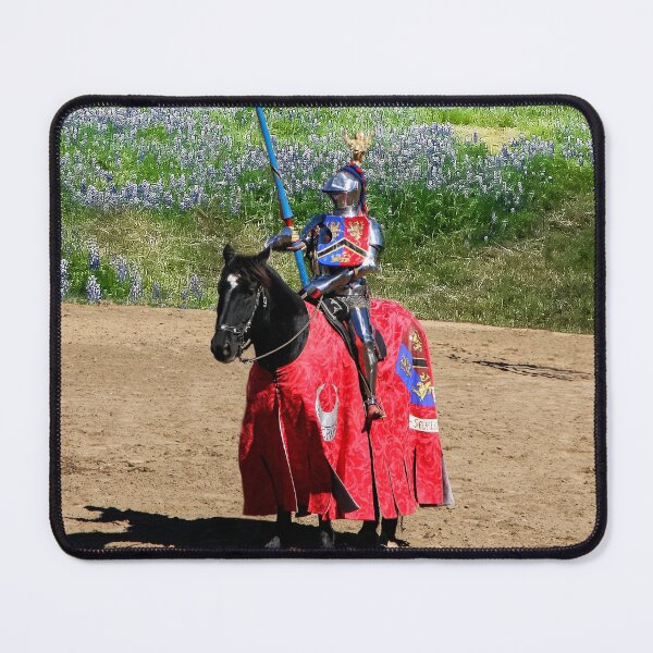 Item preview, Medieval Knight Waits To Begin the Joust  designed and sold by heatherfriedman.