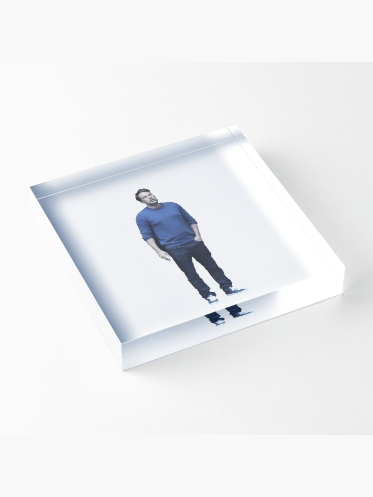Alternate view of Ben Affleck smoking meme (white) Acrylic Block
