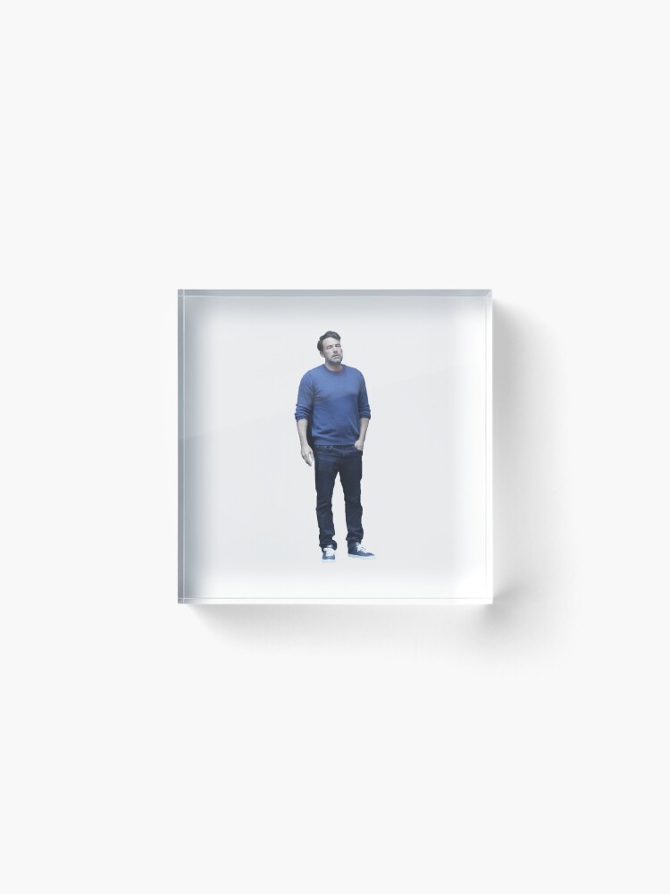 Alternate view of Ben Affleck smoking meme (white) Acrylic Block