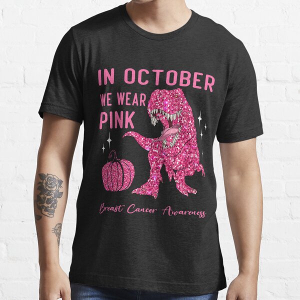 Pumpkin San Francisco 49ers In October We Wear Pink Breast Cancer Awareness  T-Shirt - TeeNavi