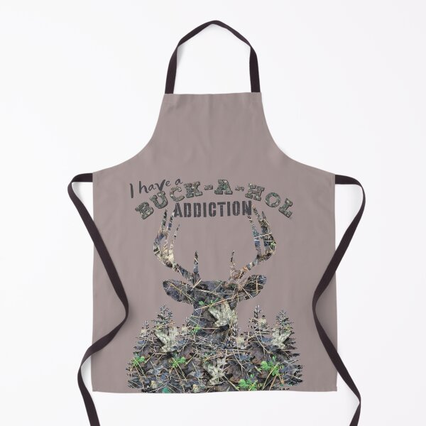 Item preview, Buck-a-hol Addiction, Camoflauge Whitetail Buck Deer, Deer Hunting Design designed and sold by LifeCrush.