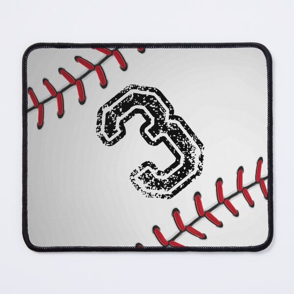 Item preview, Baseball ball number 3, three designed and sold by TheCultStuff.
