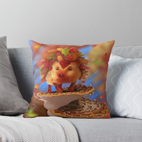 Item preview, Autumn leaf hedgehog designed and sold by DigitalCloud.