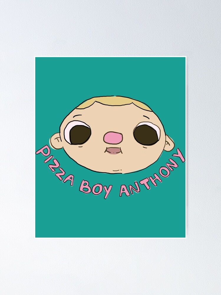 "Jack Stauber pizza boy anthony " Poster for Sale by MVDig Redbubble