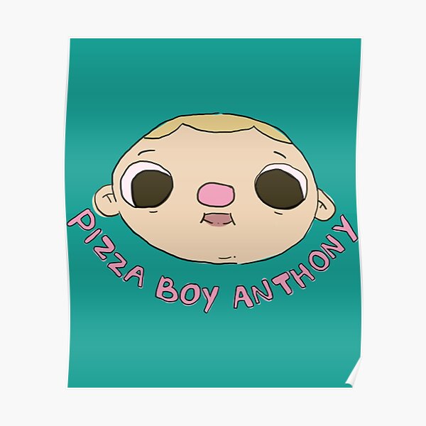 "Jack Stauber pizza boy anthony " Poster for Sale by MVDig Redbubble