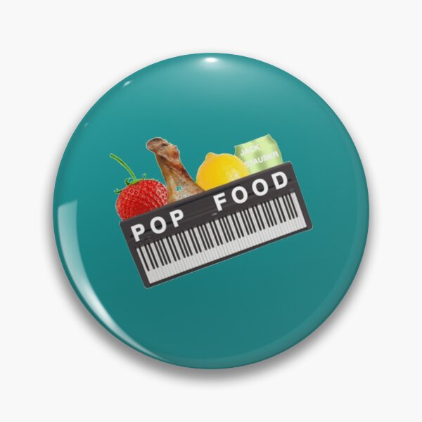 Artikelvorschau, Jack Stauber Pop Food Logo realistisches Albumcover Merch entworfen und verkauft von MVDig.