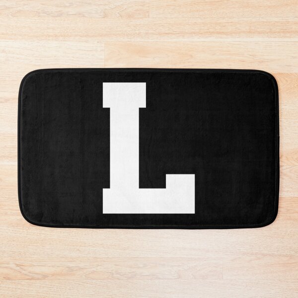 Item preview, Alphabet, White L, Sports letter L designed and sold by TheCultStuff.