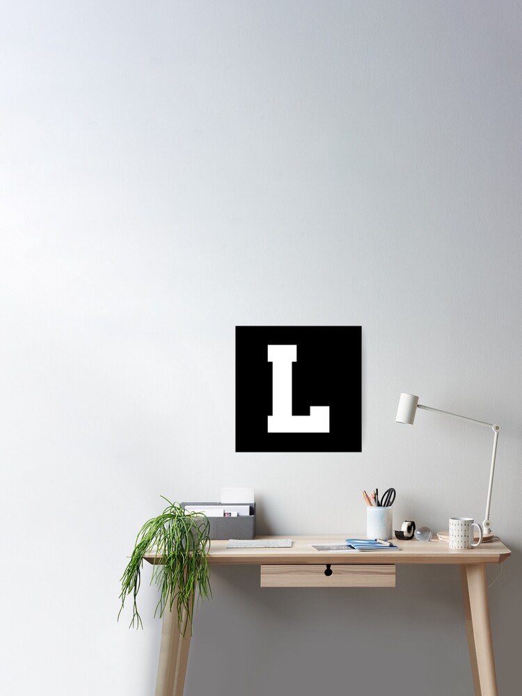 Alphabet, Green L, Sports letter L Poster for Sale by TheCultStuff