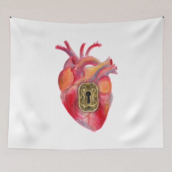 Item preview, Red heart locked designed and sold by DR-Tabullo.