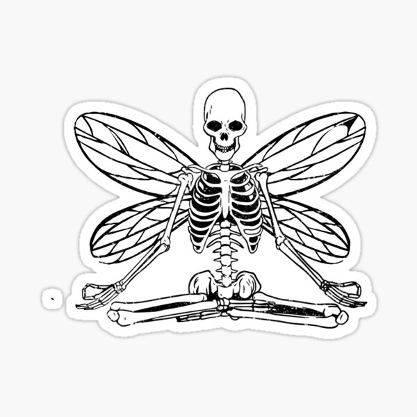 Electronics & Accessories Skull Sticker Fairy Home Sticker Skull Home ...