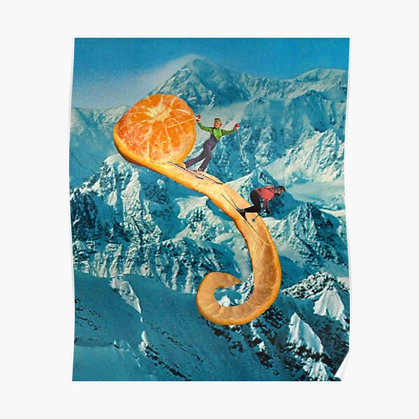 Ski the Clementine Poster