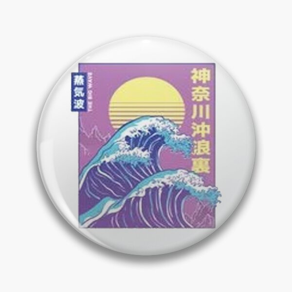 Artikelvorschau, Vaporwave Great Wave Retro entworfen und verkauft von Animoxz3.