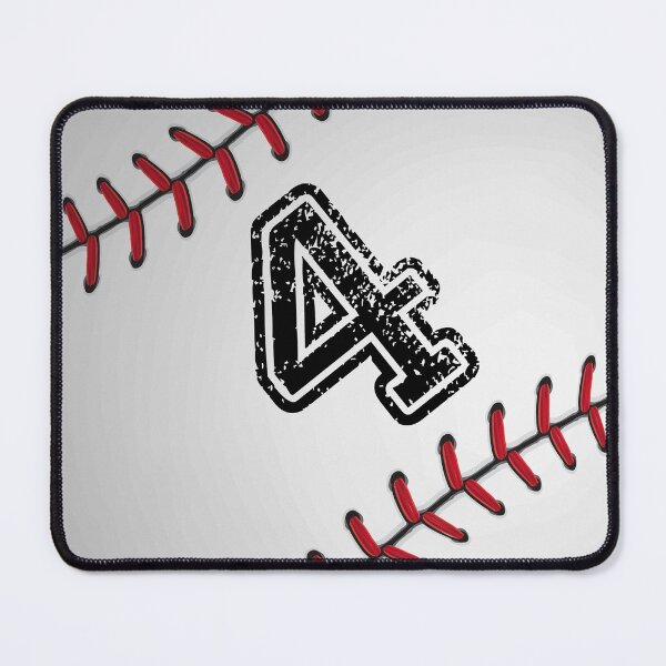 Item preview, Baseball ball number 4, four designed and sold by TheCultStuff.
