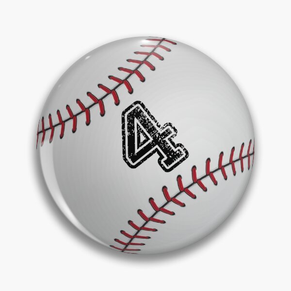Item preview, Baseball ball number 4, four designed and sold by TheCultStuff.