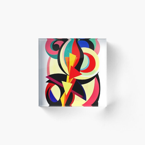 Auguste Herbin - Composition Acrylic Block