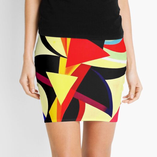 Auguste Herbin - Composition Mini Skirt