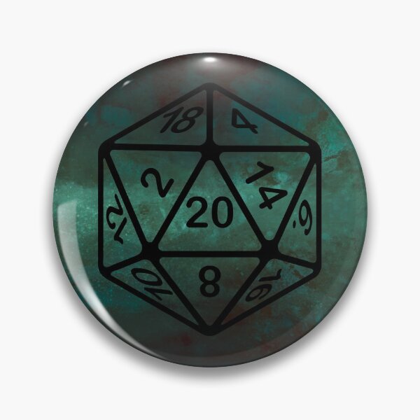 Item preview, Diseño de dados poliédricos de Fine Art Critical Hit d20 designed and sold by Candlewood Museum & Gift Shoppe.
