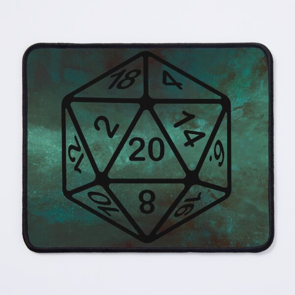 Item preview, Fine Art Critical Hit d20 Polyhedral Dice Design designed and sold by Candlewood Museum & Gift Shoppe.