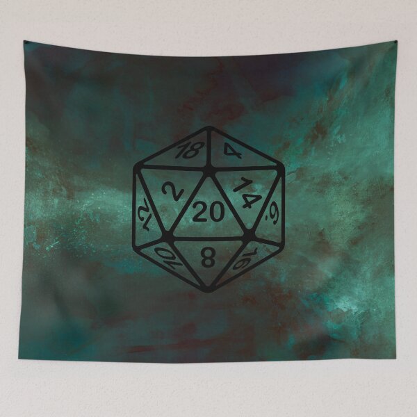 Item preview, Fine Art Critical Hit d20 Polyhedral Dice Design designed and sold by Candlewood Museum & Gift Shoppe.