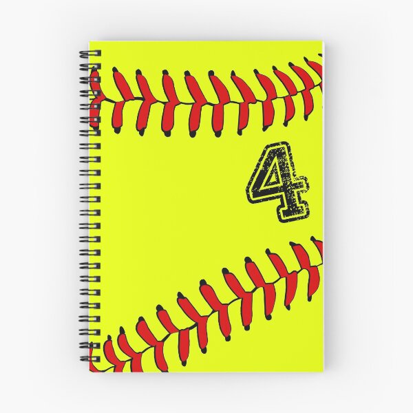 Item preview, Softball ball number 4, four designed and sold by TheCultStuff.