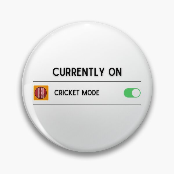 Item preview, Currently On Cricket Game Season Mode designed and sold by PHLDesign.