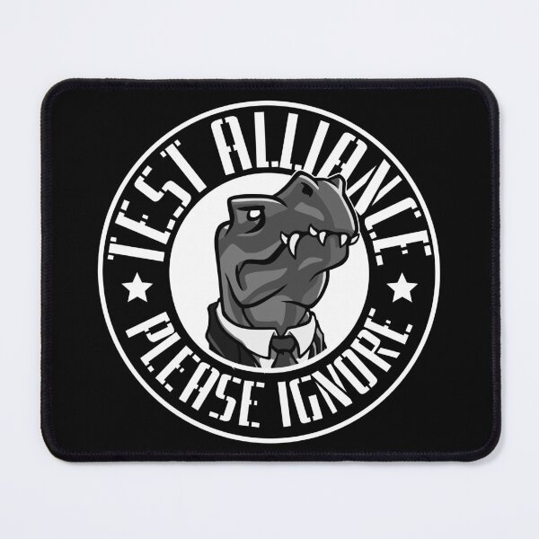 Item preview, Test Alliance Please Ignore Middle Management Dino Circle in White designed and sold by namahanna.