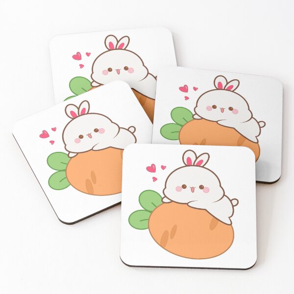 Item preview, Cute Bunny happy with carrot designed and sold by Amer Artist.