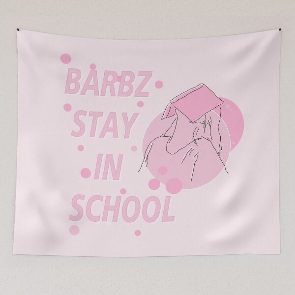 Item preview, Barbz stay in school  designed and sold by purplewings03.