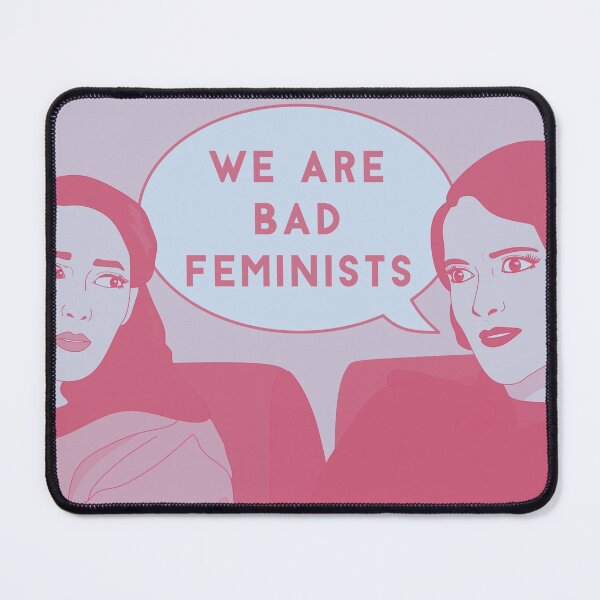 Item preview, Fleabag We Are Bad Feminists Comic Blue Pink Pastel Illustration designed and sold by tremendoustees.