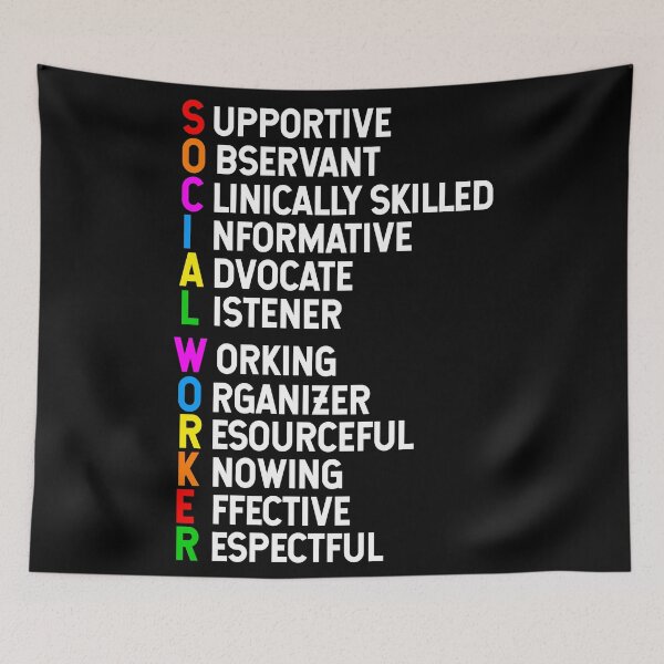 Item preview, Social Worker Appreciation Social Work Skills designed and sold by Rusty62.