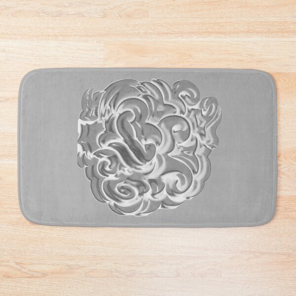 Item preview, grayscale swirls abstract expressionist design designed and sold by DKVanOss.