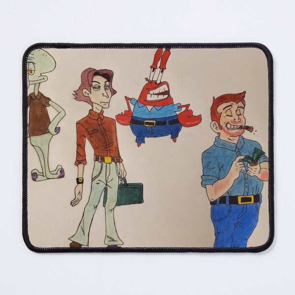 Item preview, Squidward  and Mr. Crab designed and sold by Haley040514.