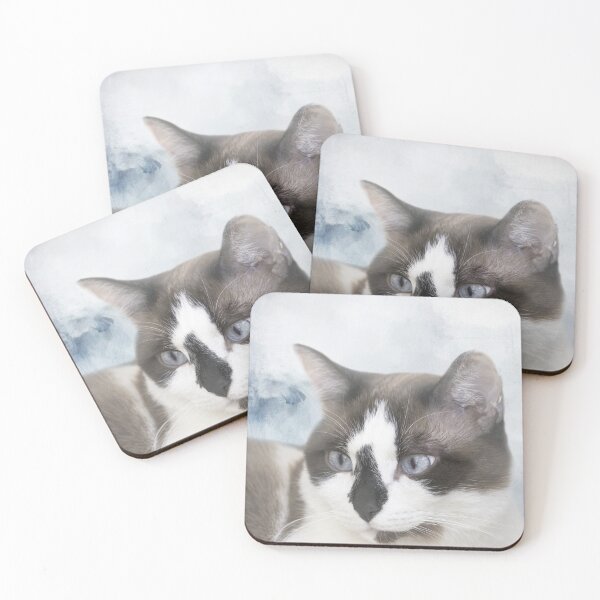 Item preview, Snowshoe Cat Sweetness Three designed and sold by Elisabeth Lucas.