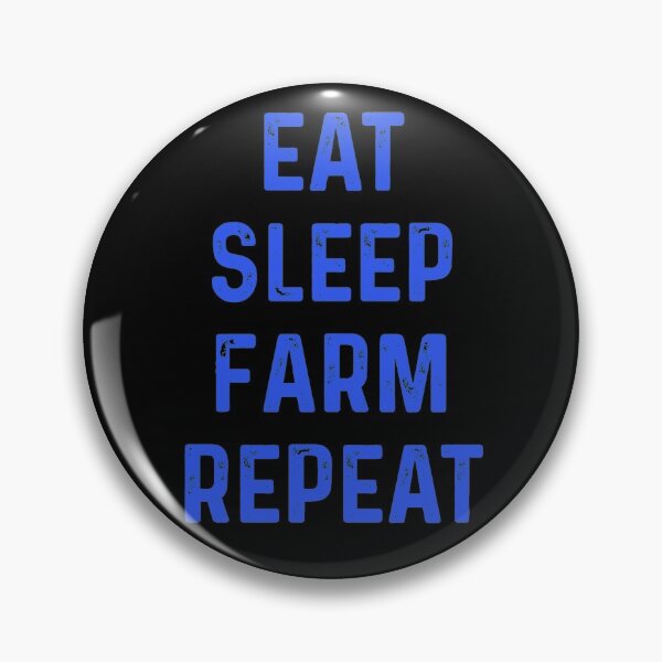 Item preview, Eat Sleep Farm Repeat designed and sold by blueprint198686.