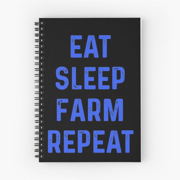 Item preview, Eat Sleep Farm Repeat designed and sold by blueprint198686.