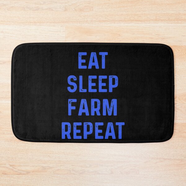 Item preview, Eat Sleep Farm Repeat designed and sold by blueprint198686.