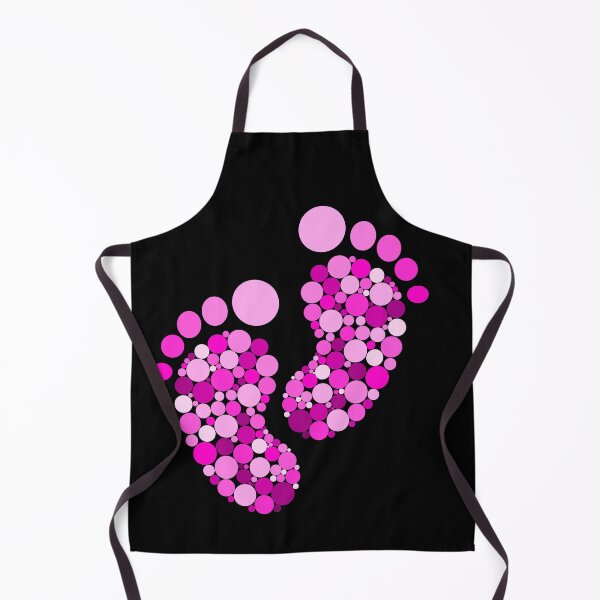 Item preview, Hello There, Baby Girl Pink Dotty Footprints designed and sold by purplevamp.