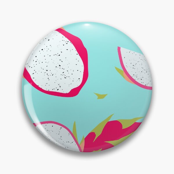 Item preview, Dragon fruit on turquoise background designed and sold by Juliarch.