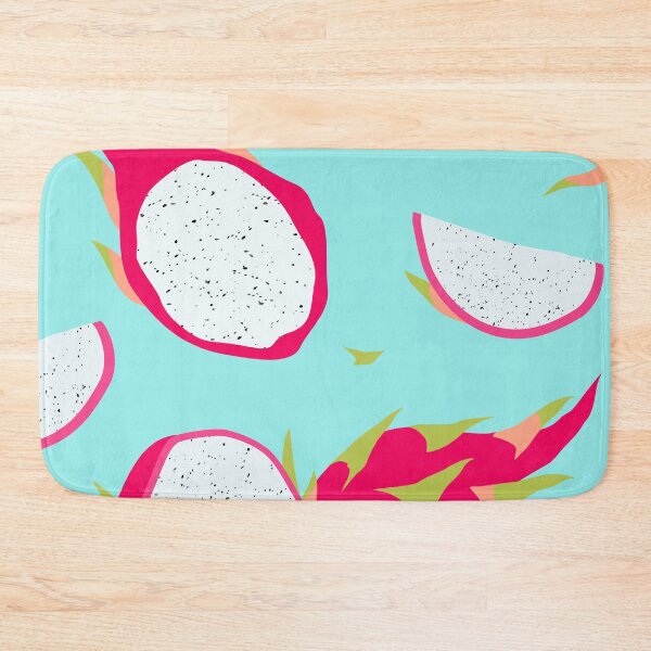 Item preview, Dragon fruit on turquoise background designed and sold by Juliarch.