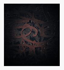 Handstyle Paper Cut Photographic Print