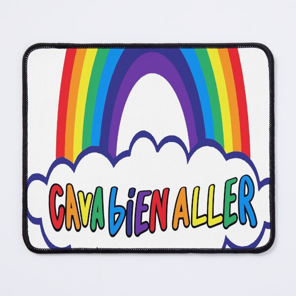 Item preview, Ca Va Bien Aller Sticker & Mask (HD) Small Cloud (Dark Blue) designed and sold by Brazz Official.